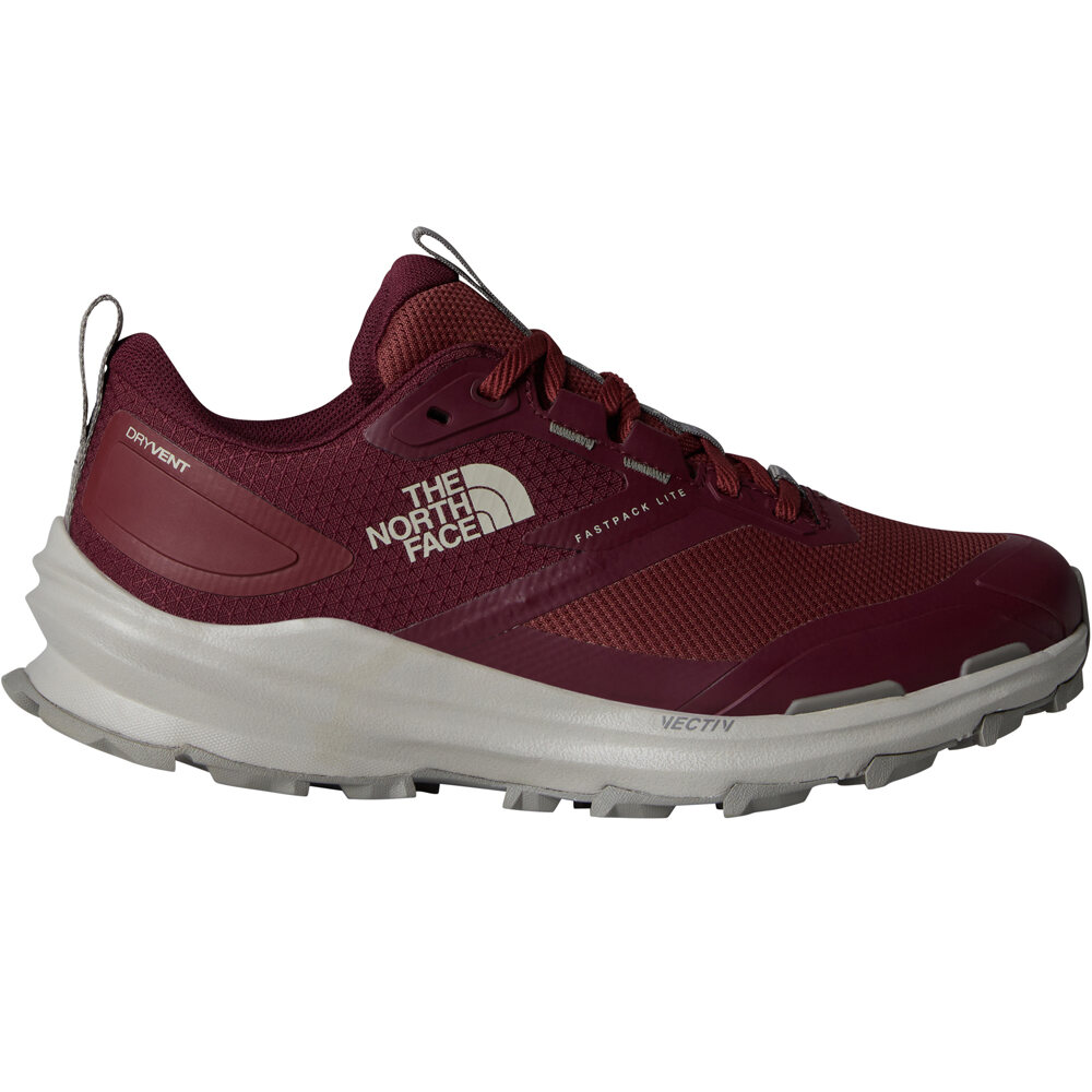 The North Face zapatilla trekking mujer W VECTIV FASTPACK LITE WP lateral exterior