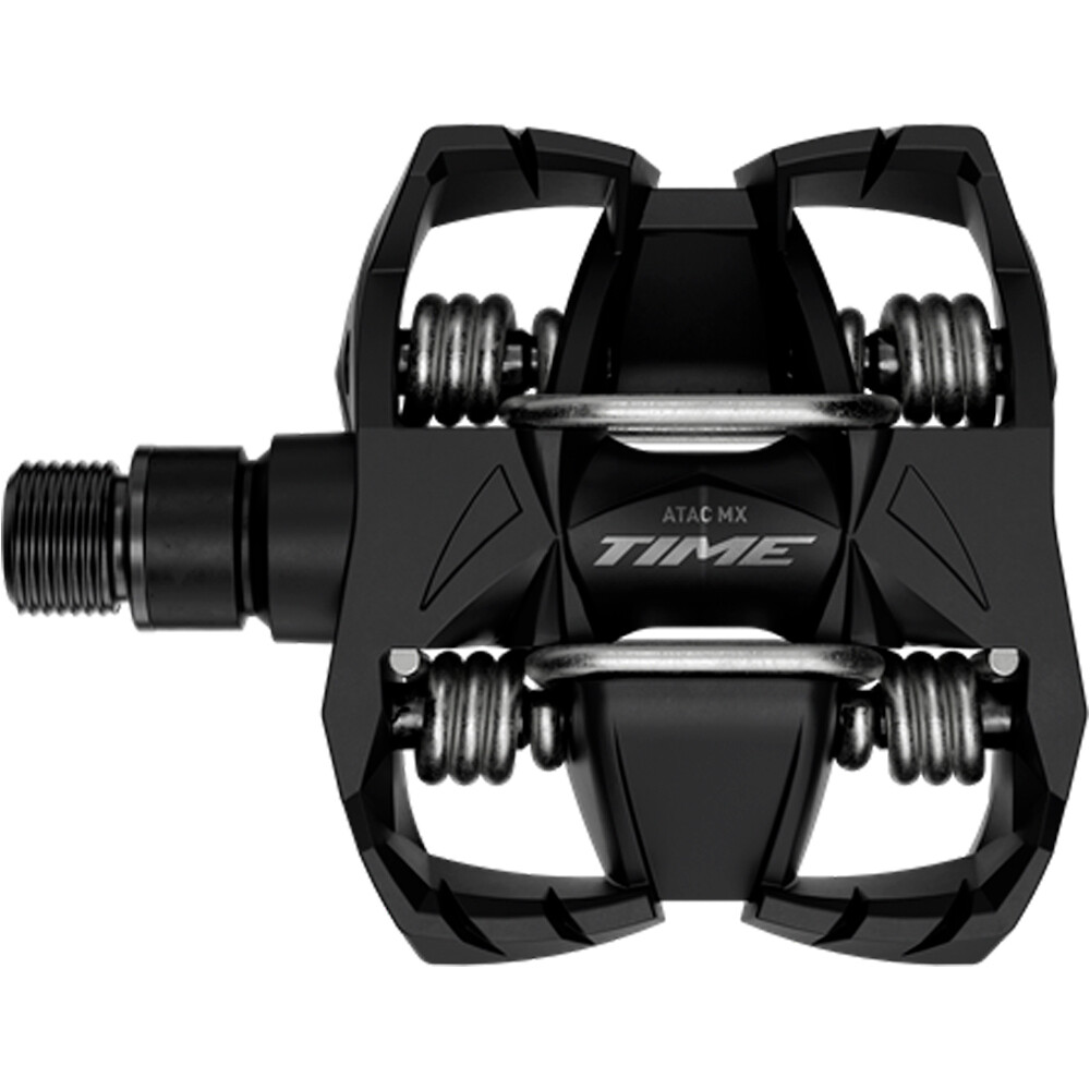 Time pedales automáticos TIME PEDAL MX BLACK (INCLUYE CALAS ATAC vista frontal