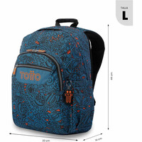 Totto mochila deporte ACUARELES 02