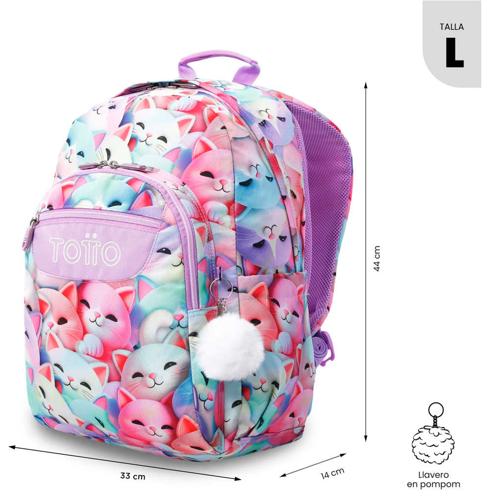 Totto mochila deporte ACUARELES 02