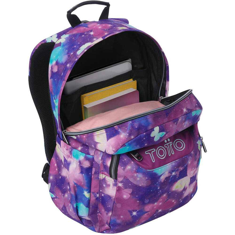 Totto mochila deporte ACUARELES GLITTER 03