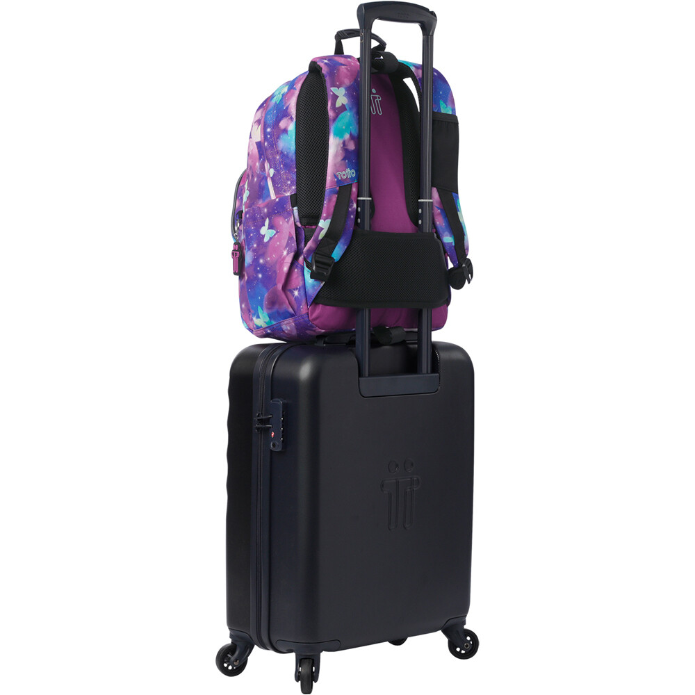 Totto mochila deporte ACUARELES GLITTER 05