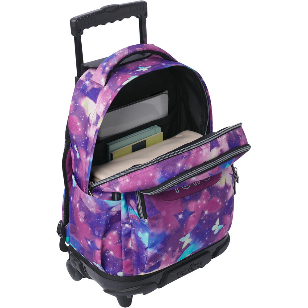 Totto mochila deporte RUE BOMPER RENGLONES GLITTER 04