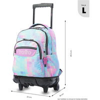 Totto mochila deporte RUEDAS BOMPER RENGLONES 03