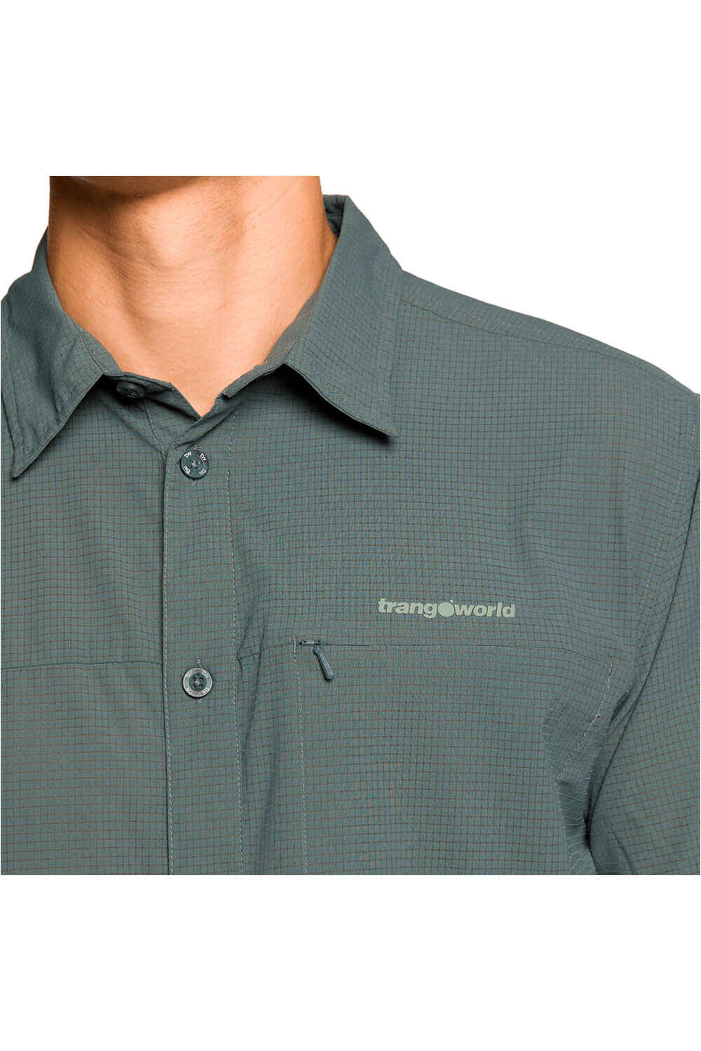 Trango camisa montaña manga corta hombre CAMISA ESERA DF vista detalle