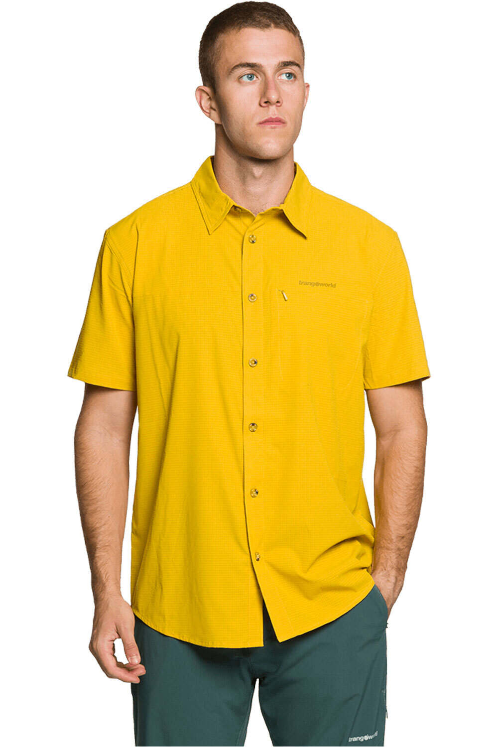 Trango camisa montaña manga corta hombre CAMISA ESERA DF vista frontal