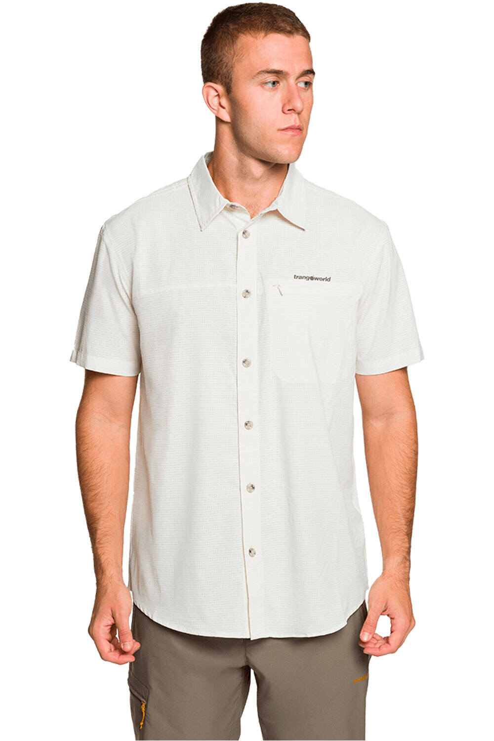 Trango camisa montaña manga corta hombre CAMISA ESERA DF vista frontal