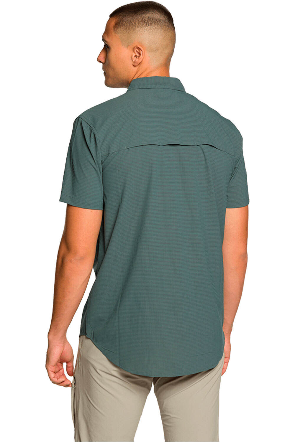 Trango camisa montaña manga corta hombre CAMISA ESERA DF vista trasera