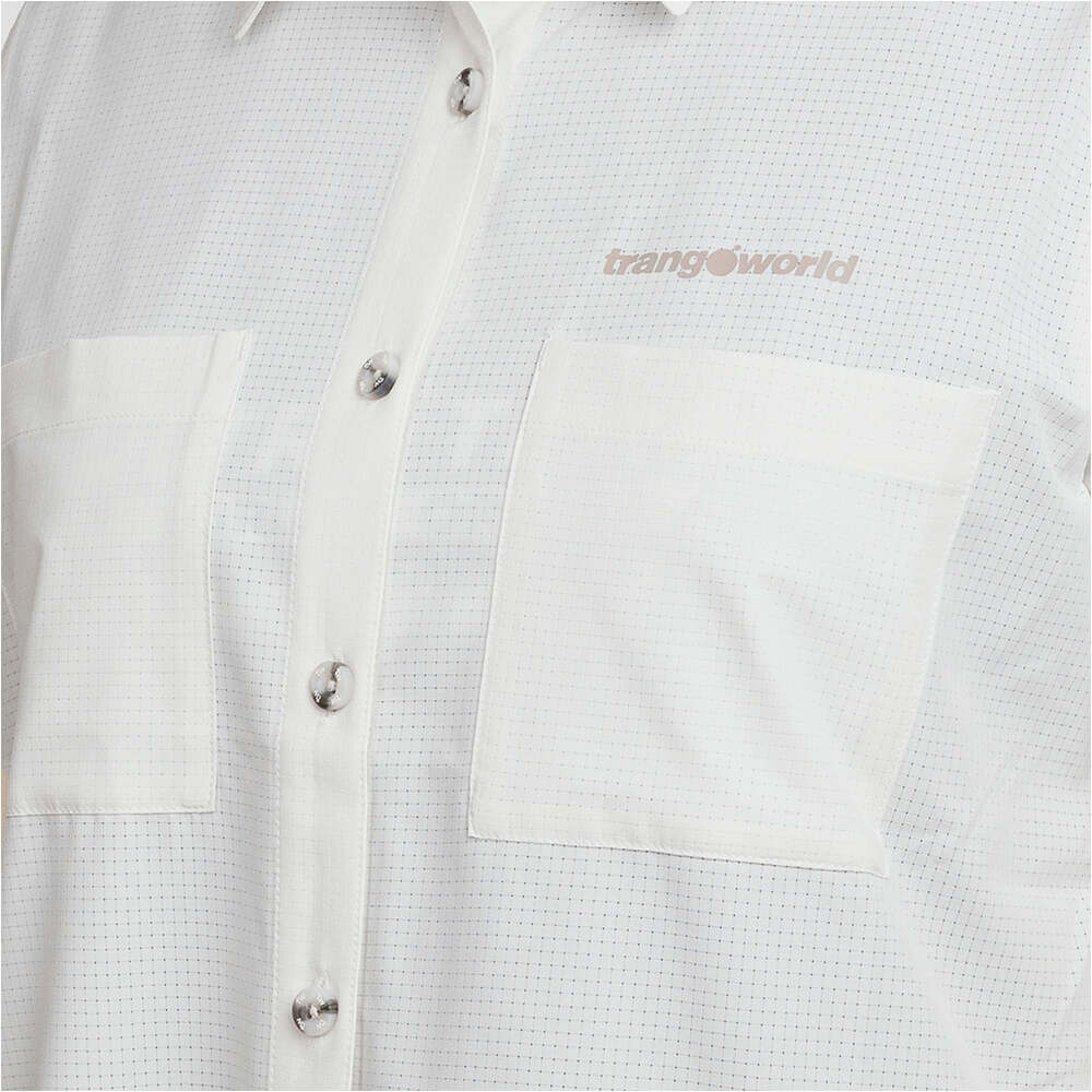 Trango camisa montaña manga corta mujer CAMISA LORIGA vista detalle