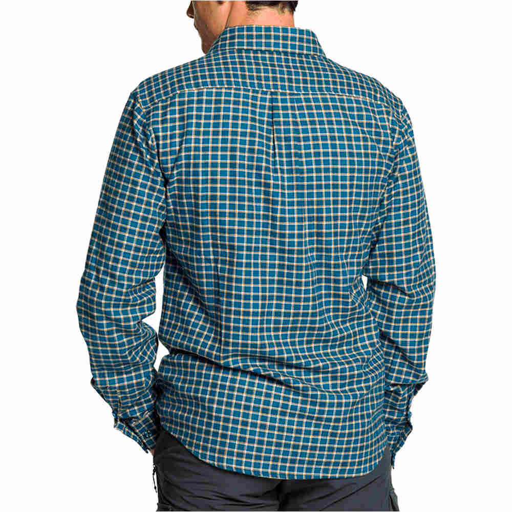 Trango camisa montaña manga larga hombre CAMISA RUNKEL vista trasera