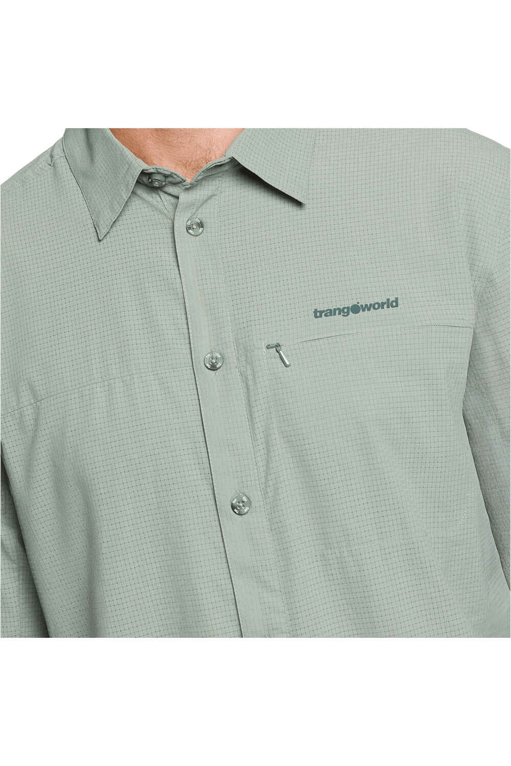 Trango camisa montaña manga larga hombre CAMISA VIGNEMALE DF vista detalle