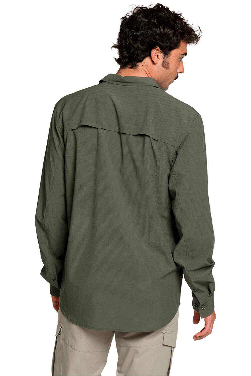 Trango camisa montaña manga larga hombre CAMISA VIGNEMALE DF vista trasera