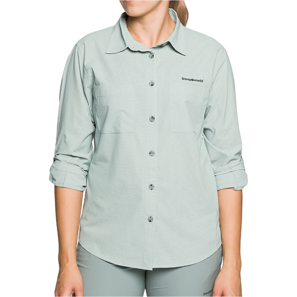 Trango camisa montaña manga larga mujer CAMISA ARDONES DF vista frontal