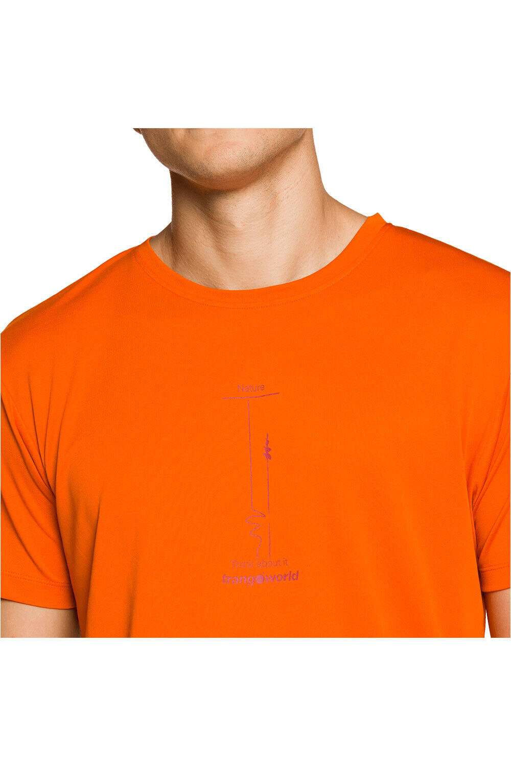 Trango camiseta montaña manga corta hombre CAMISETA ADIGO vista detalle