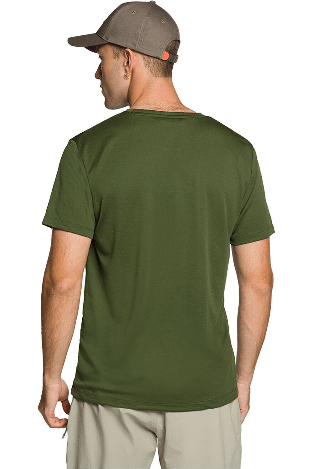 Trango camiseta montaña manga corta hombre CAMISETA DZUKO vista trasera