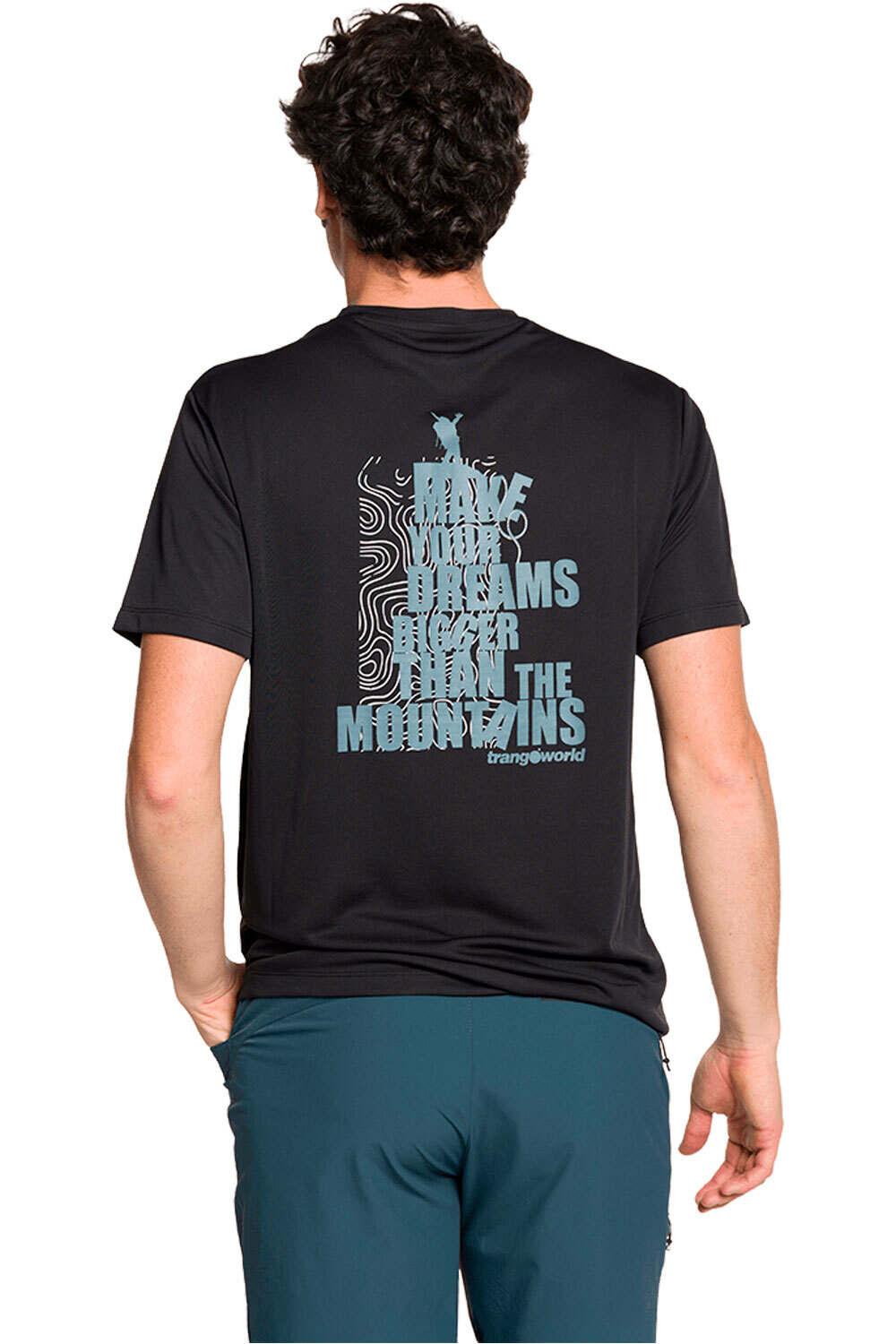 Trango camiseta montaña manga corta hombre CAMISETA KEILOR vista trasera