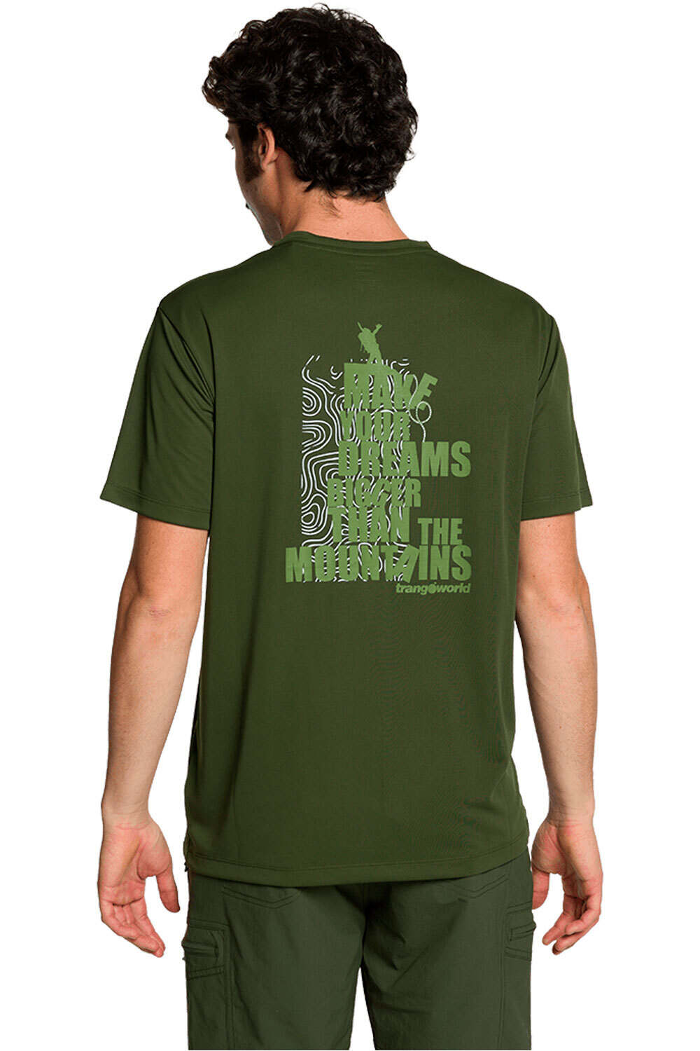 Trango camiseta montaña manga corta hombre CAMISETA KEILOR vista trasera