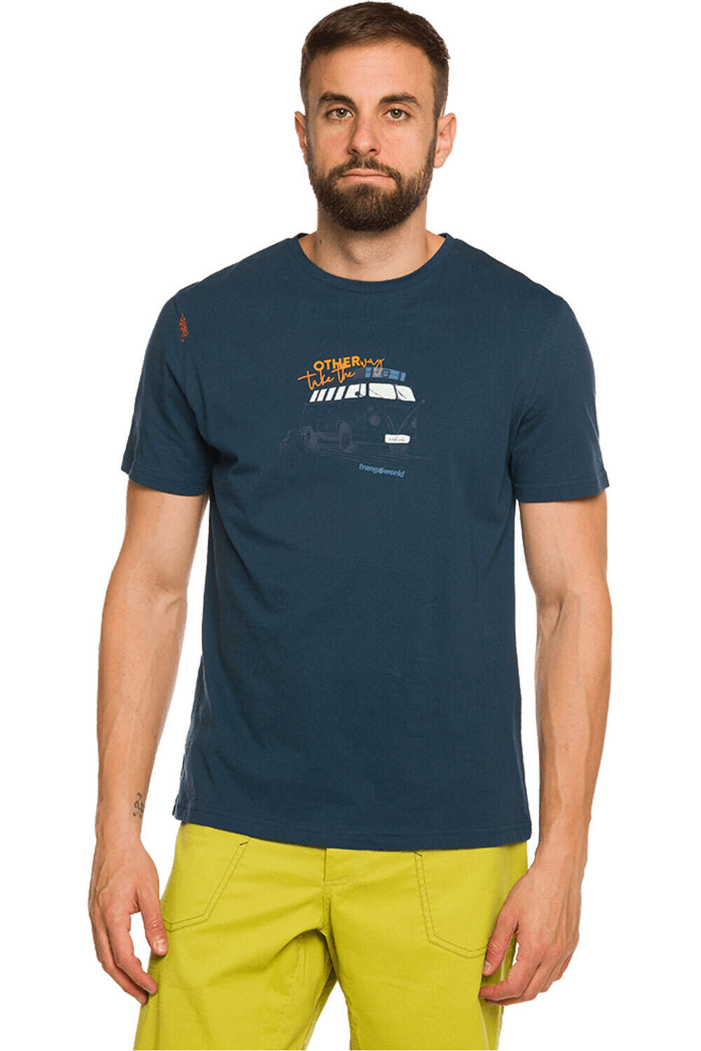 Trango camiseta montaña manga corta hombre CAMISETA MOONLIGHT vista frontal