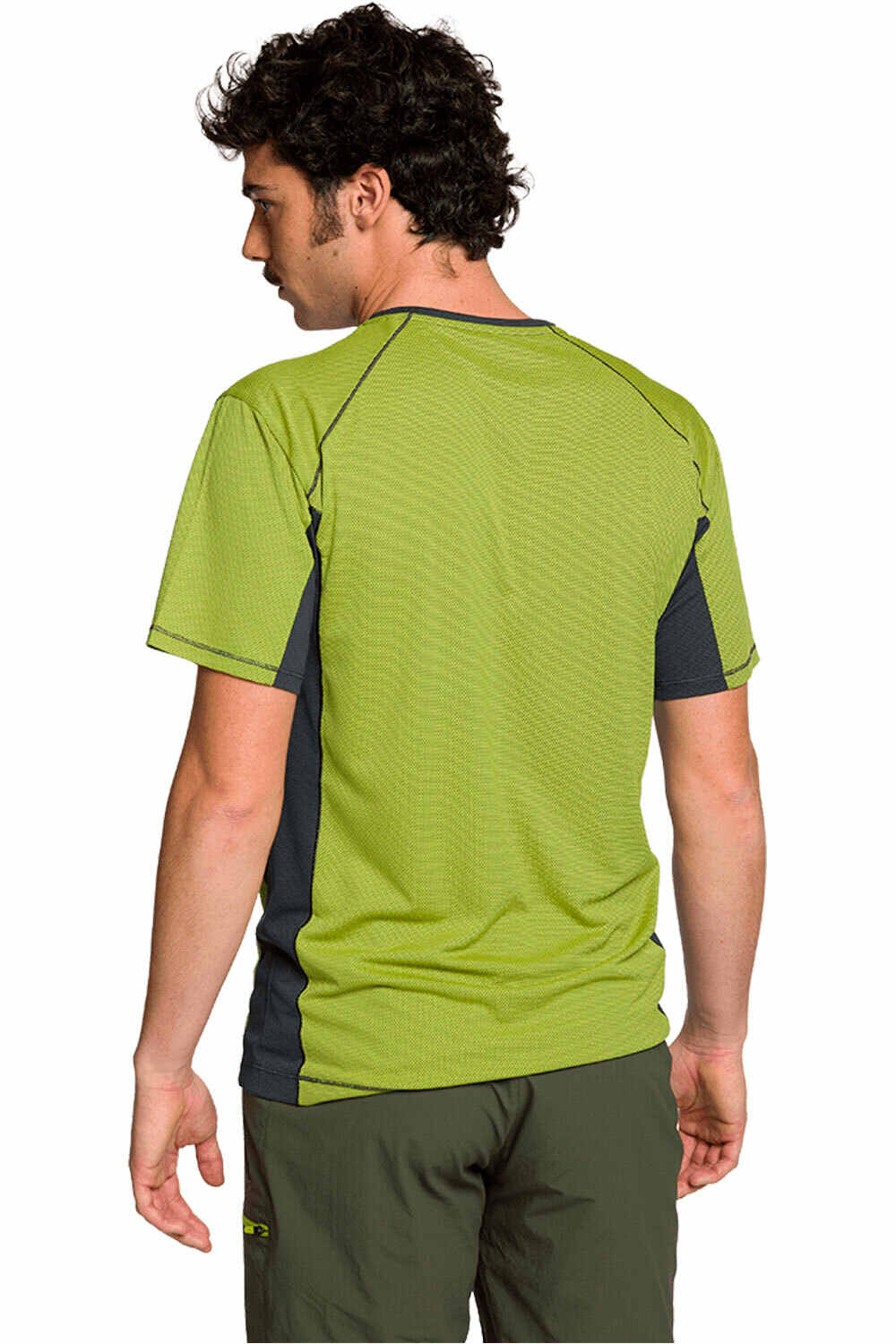 Trango camiseta montaña manga corta hombre CAMISETA RITSEM vista trasera