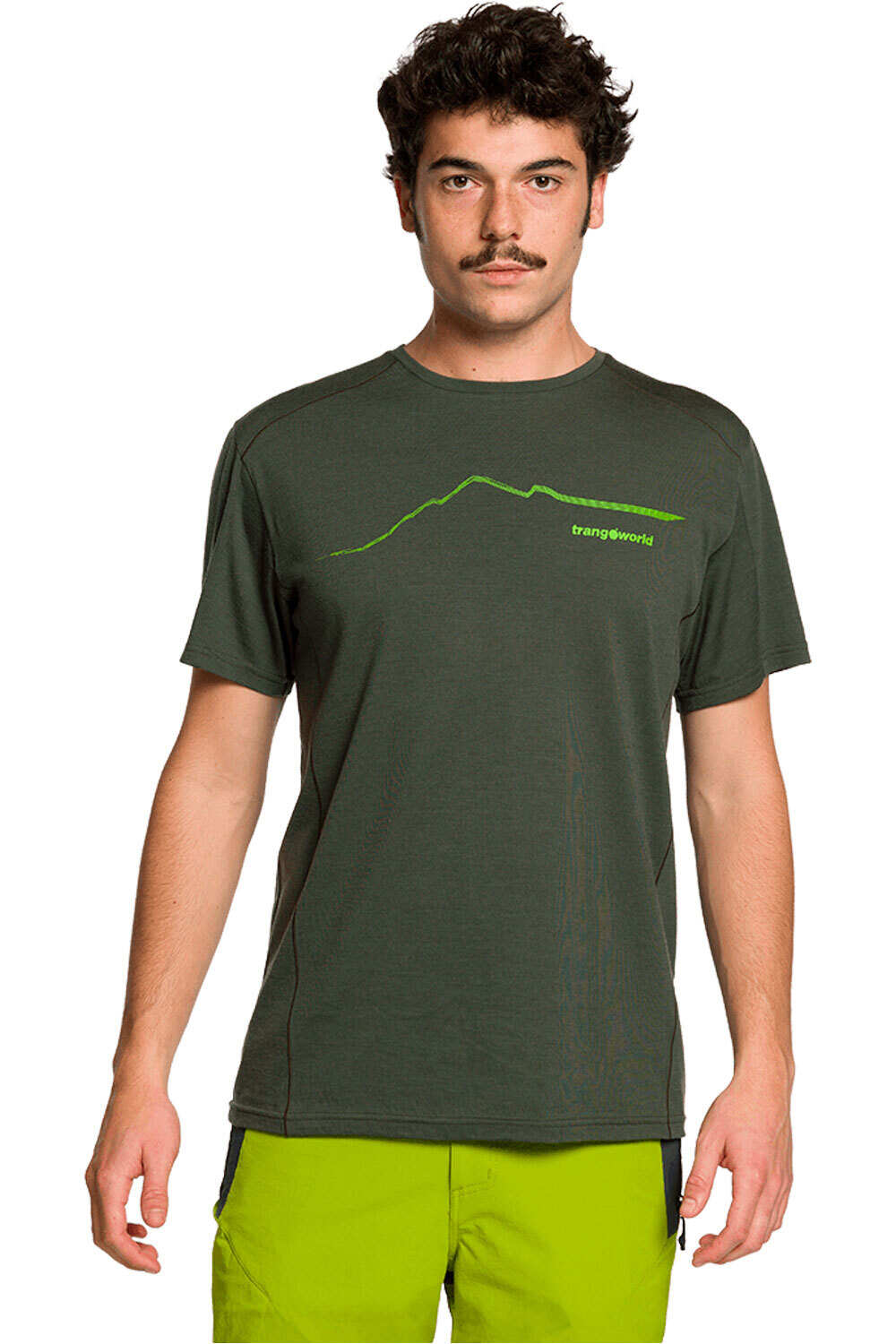 Trango camiseta montaña manga corta hombre CAMISETA SERNEUS vista frontal