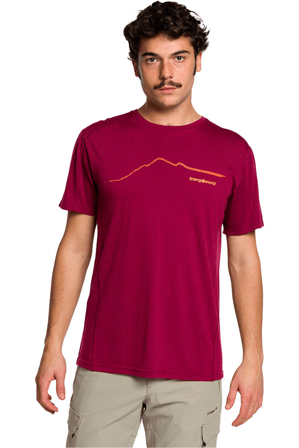 Trango camiseta montaña manga corta hombre CAMISETA SERNEUS vista frontal