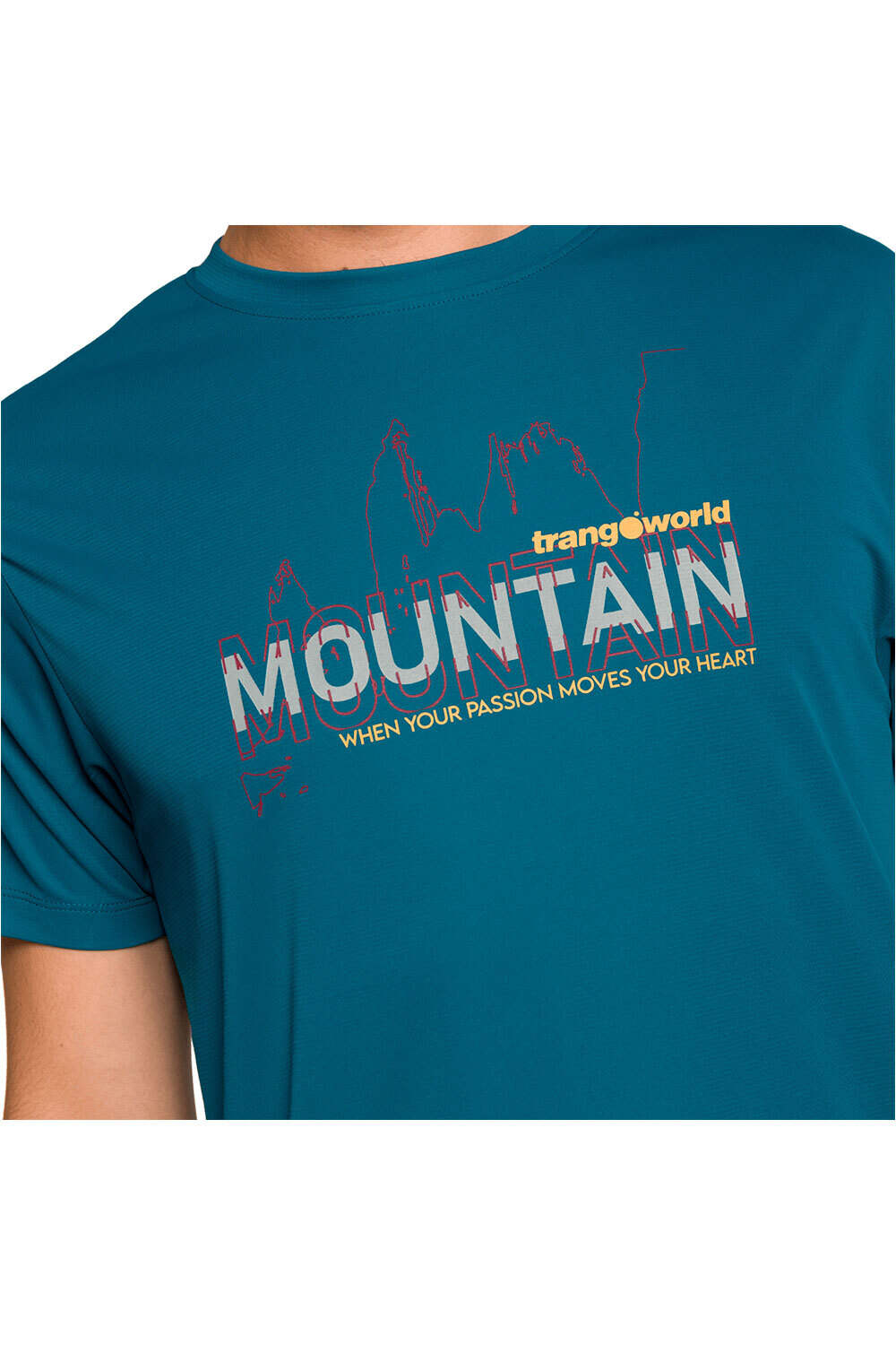 Trango camiseta montaña manga corta hombre CAMISETA TRANGOM vista detalle