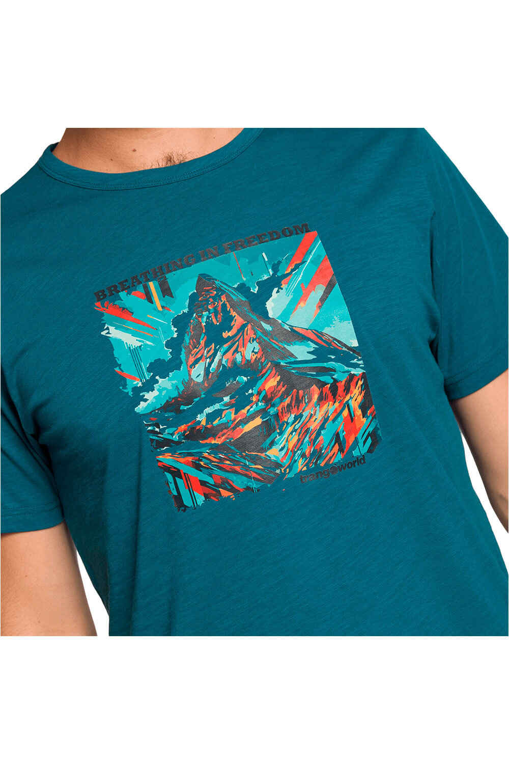 Trango camiseta montaña manga corta hombre CAMISETA WARNICK vista detalle