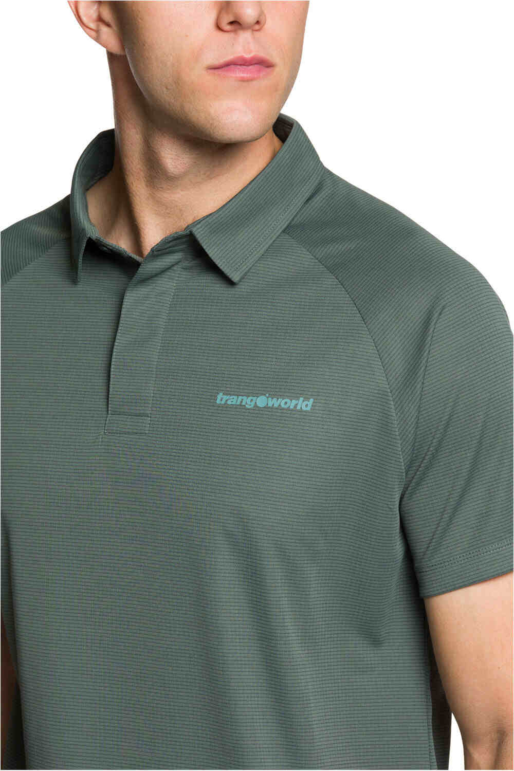 Trango camiseta montaña manga corta hombre POLO BONETE vista detalle