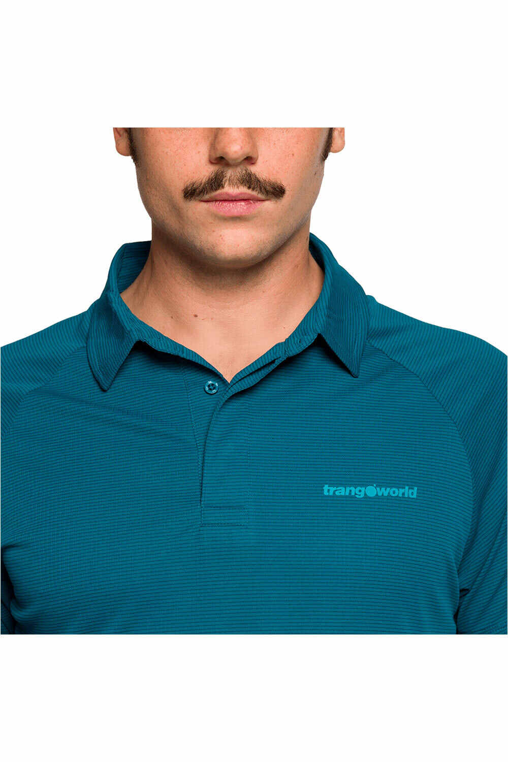 Trango camiseta montaña manga corta hombre POLO BONETE vista detalle