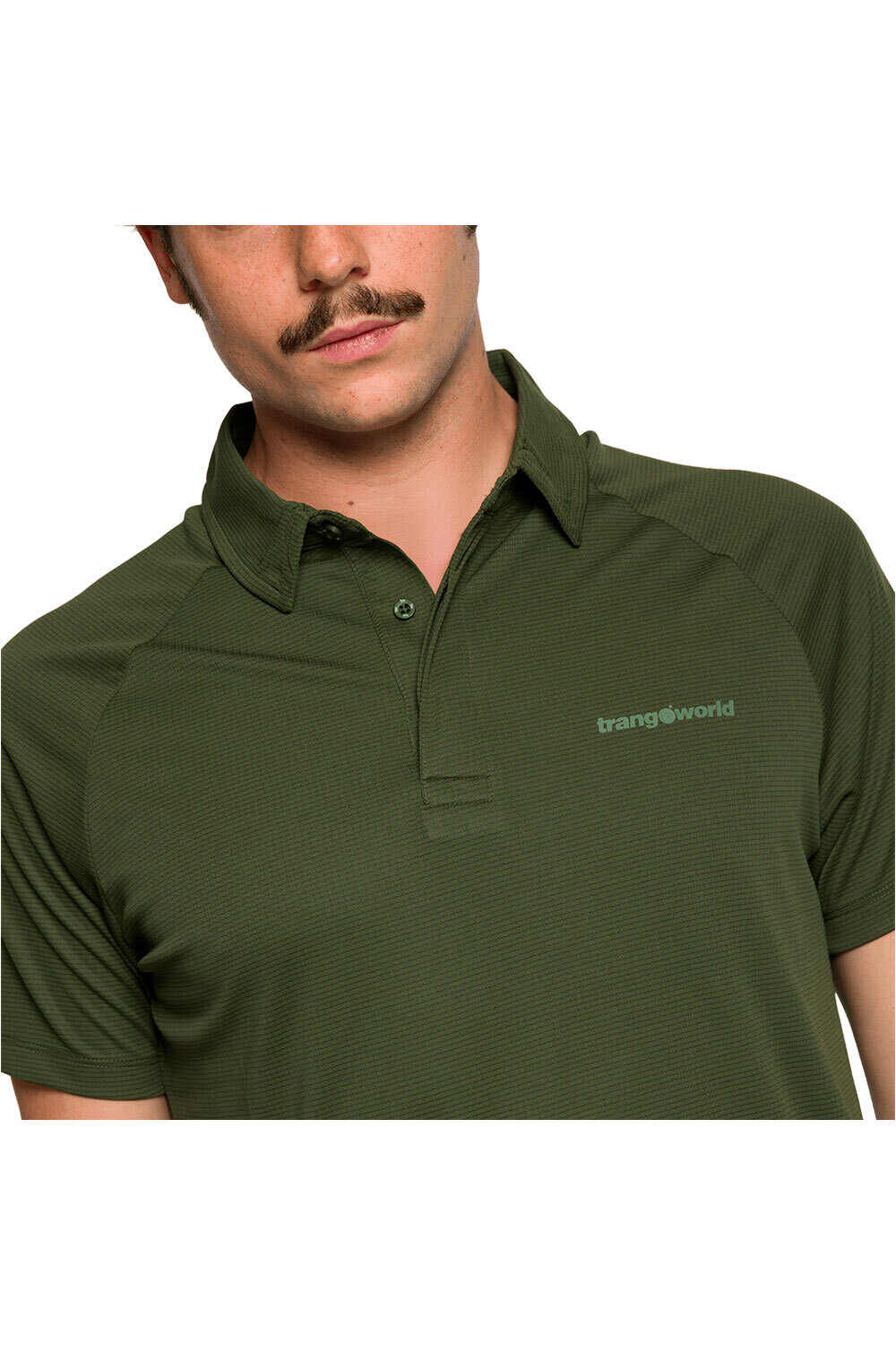 Trango camiseta montaña manga corta hombre POLO BONETE vista detalle
