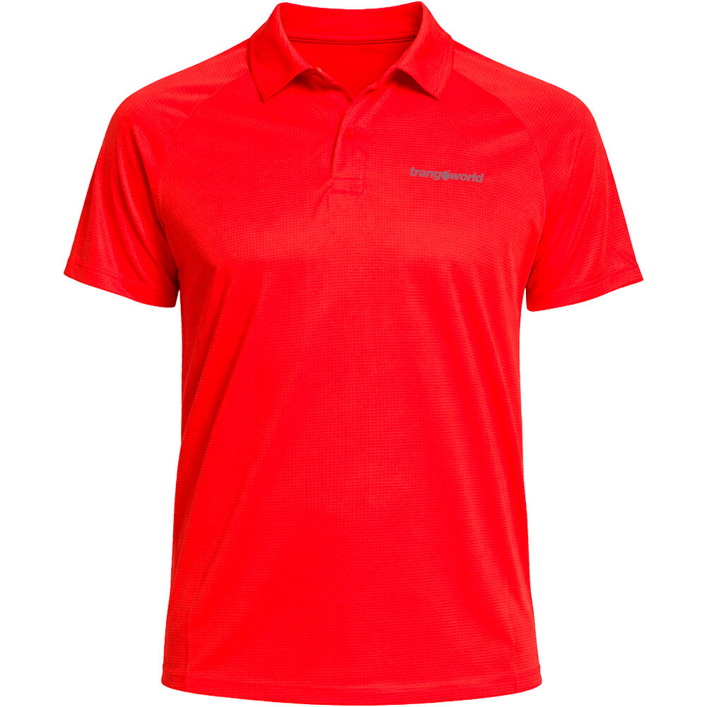 Trango camiseta montaña manga corta hombre POLO BONETE vista detalle