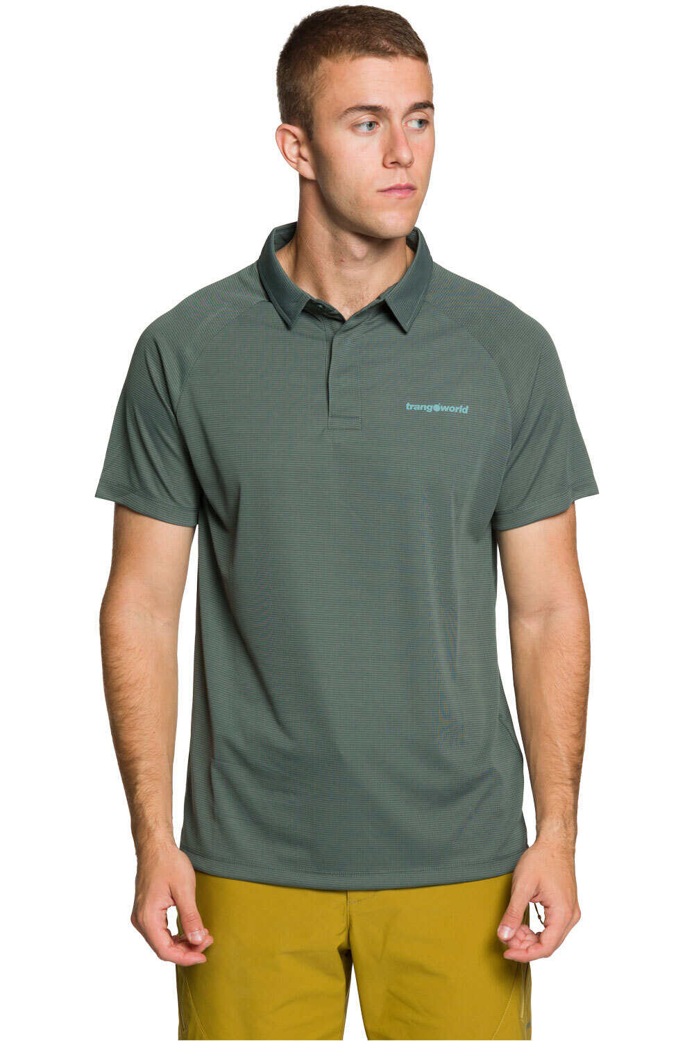 Trango camiseta montaña manga corta hombre POLO BONETE vista frontal