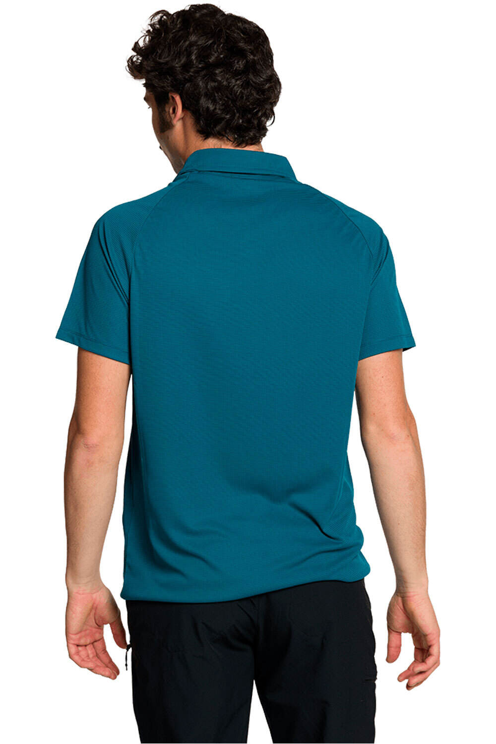 Trango camiseta montaña manga corta hombre POLO BONETE vista trasera