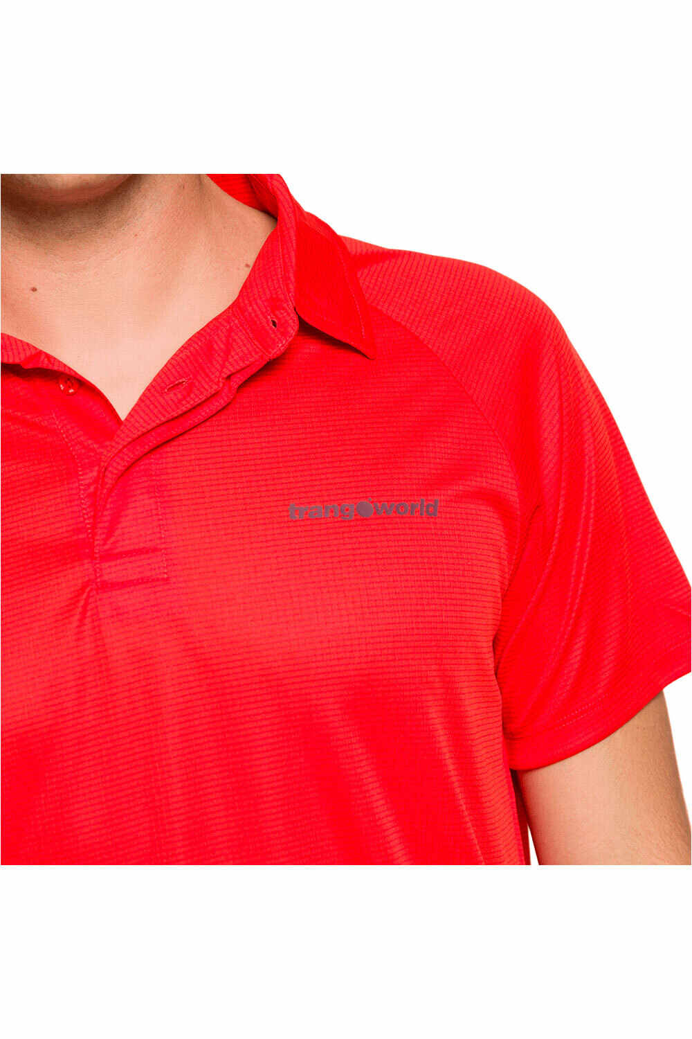 Trango camiseta montaña manga corta hombre POLO BONETE vista trasera