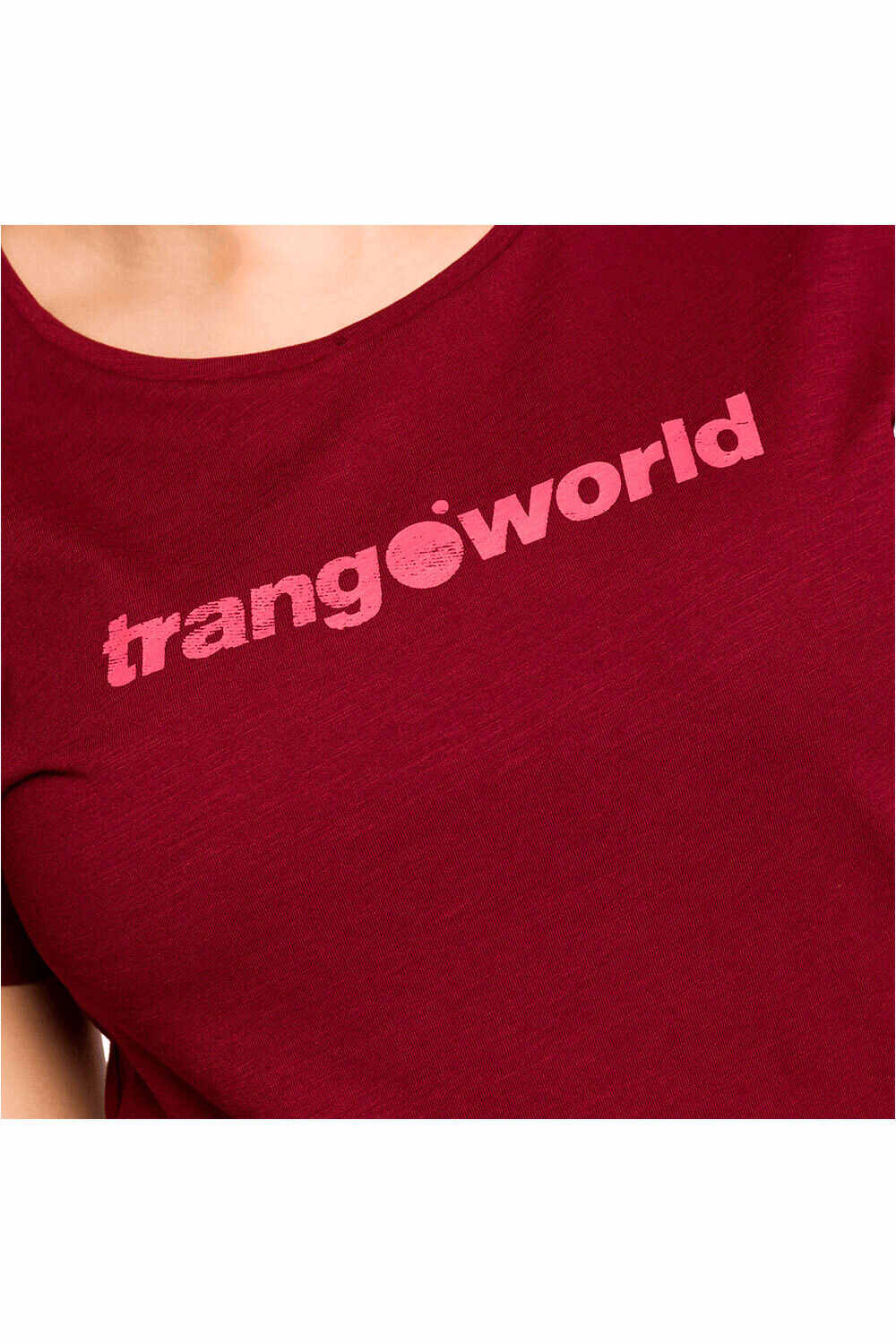 Trango camiseta montaña manga corta mujer CAMISETA AZAGRA DF vista detalle