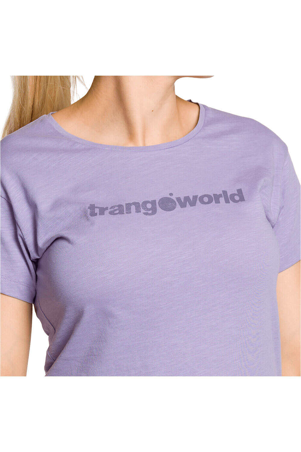 Trango camiseta montaña manga corta mujer CAMISETA AZAGRA DF vista detalle