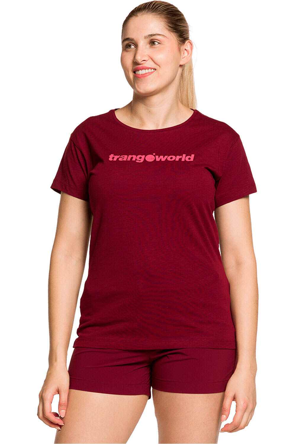 Trango camiseta montaña manga corta mujer CAMISETA AZAGRA DF vista frontal