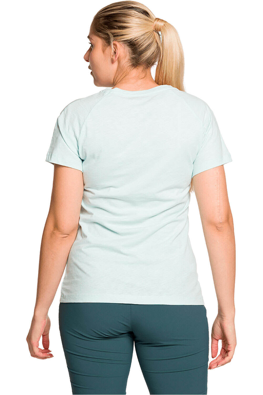 Trango camiseta montaña manga corta mujer CAMISETA AZAGRA DF vista trasera