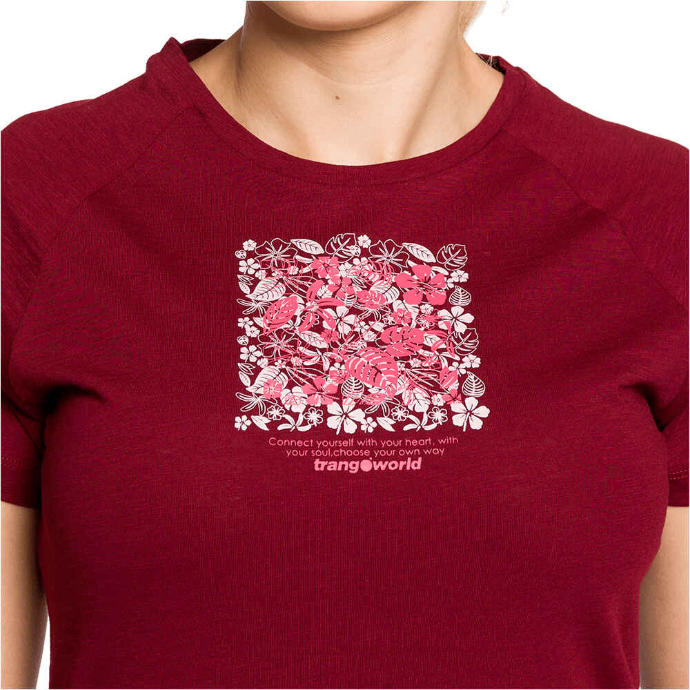 Trango camiseta montaña manga corta mujer CAMISETA COBDEN vista detalle