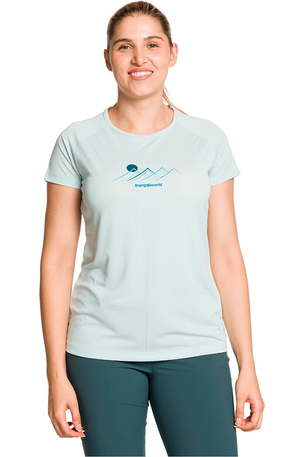 Trango camiseta montaña manga corta mujer CAMISETA MUDGEE vista frontal