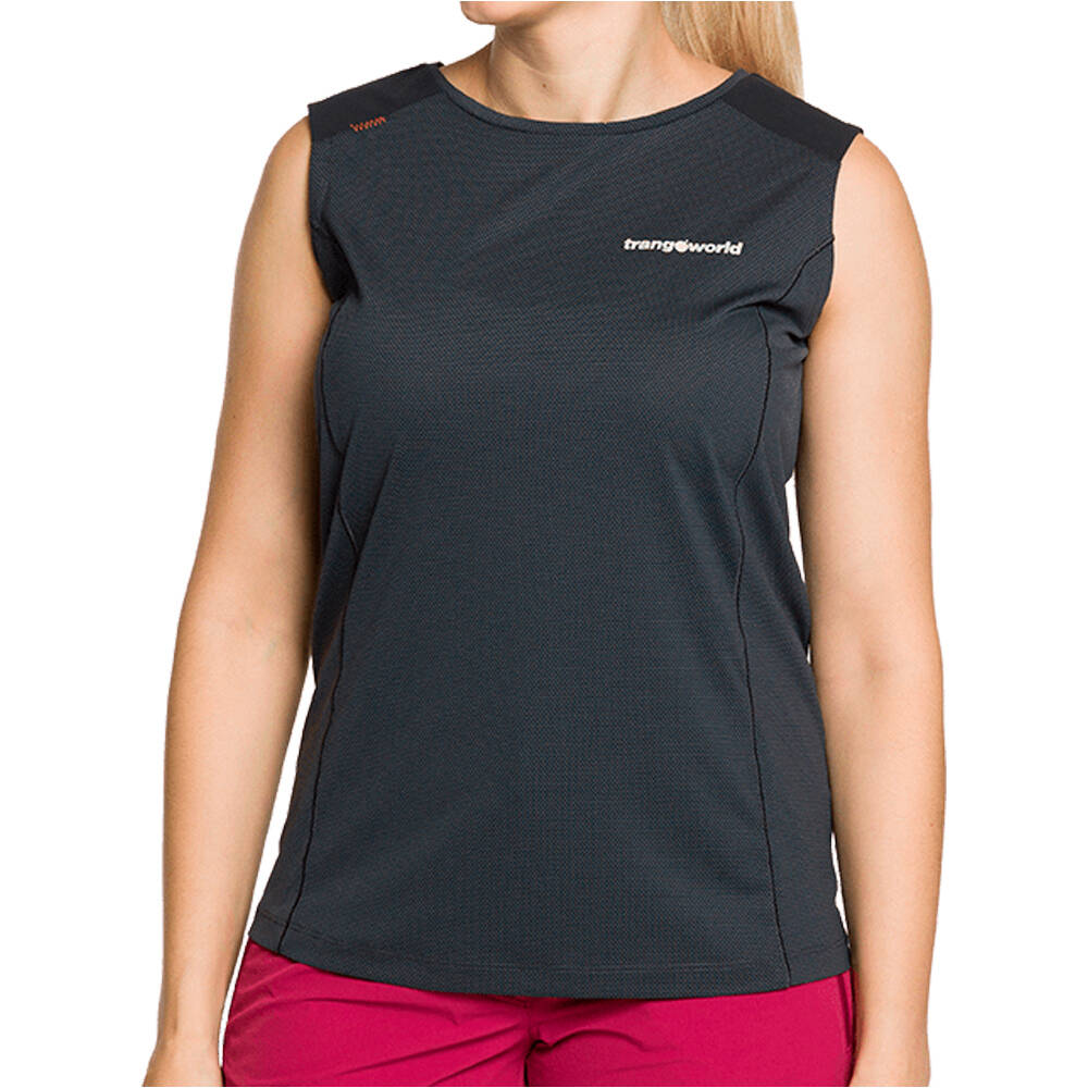 Trango camiseta montaña manga corta mujer CAMISETA RAINIER vista frontal