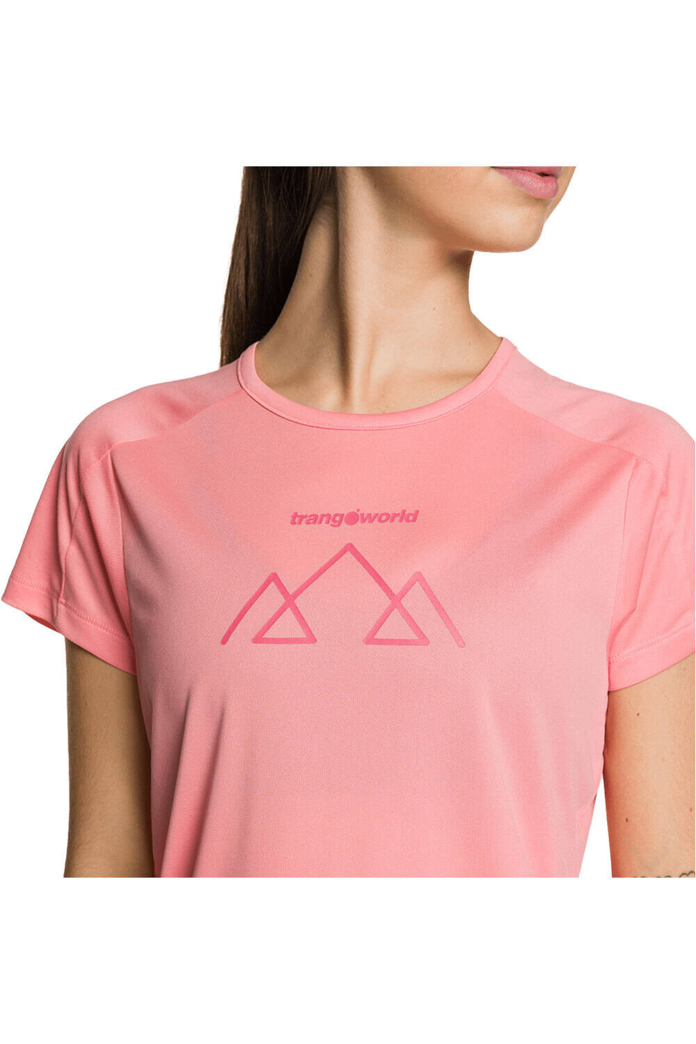 Trango camiseta montaña manga corta mujer CAMISETA SALUR vista detalle
