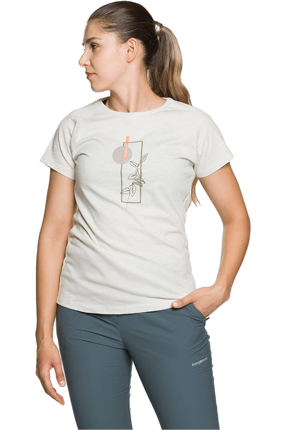 Trango camiseta montaña manga corta mujer CAMISETA SERPE vista frontal