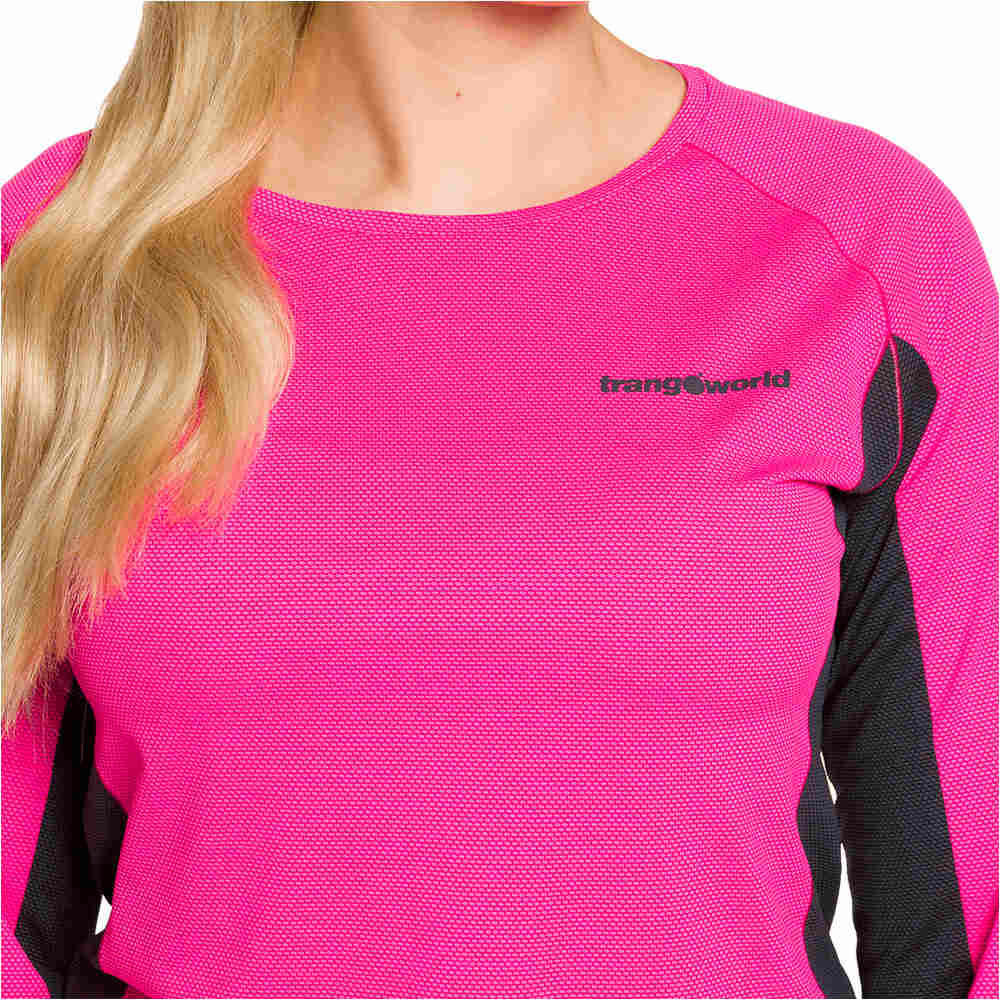 Trango camiseta montaña manga larga mujer CAMISETA SARDALA vista detalle