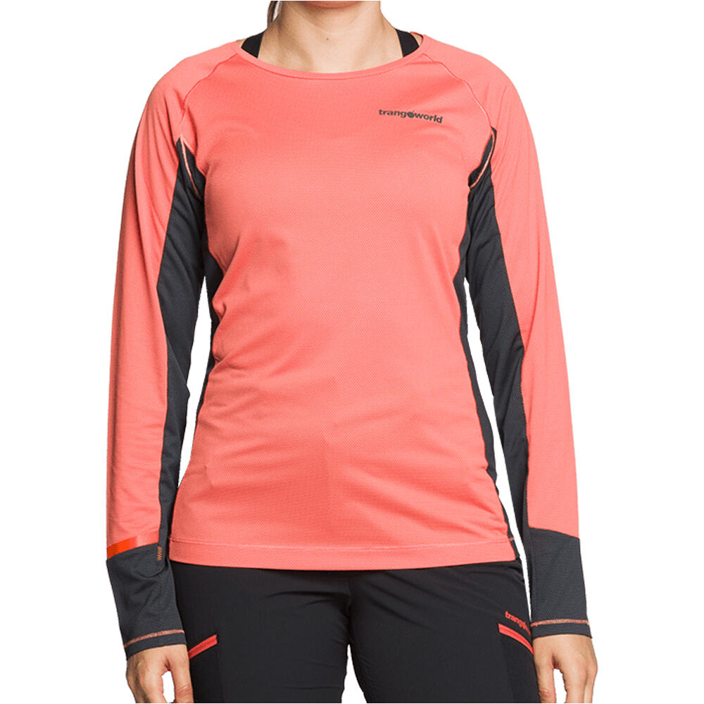 Trango camiseta montaña manga larga mujer CAMISETA SARDALA vista frontal