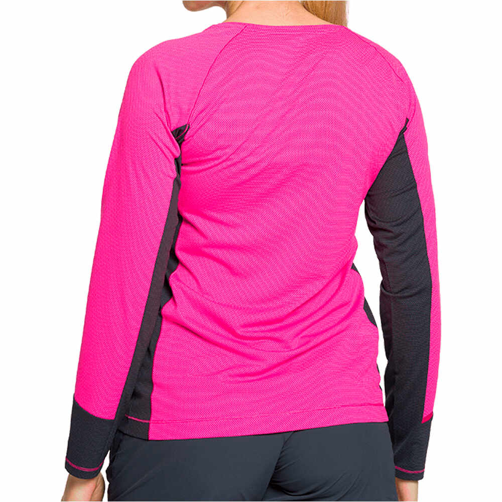 Trango camiseta montaña manga larga mujer CAMISETA SARDALA vista trasera