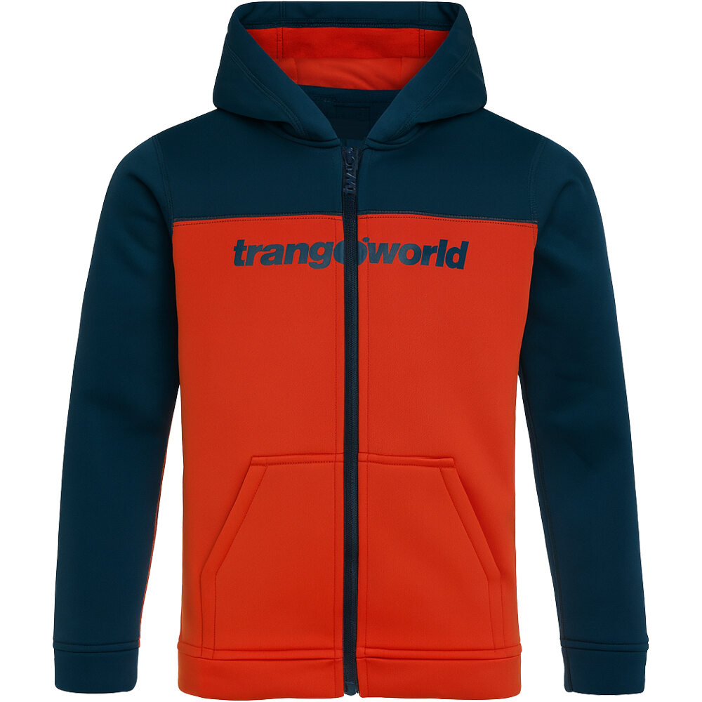 Trango camiseta montaña manga larga niño CHAQUETA OBY V02 vista frontal