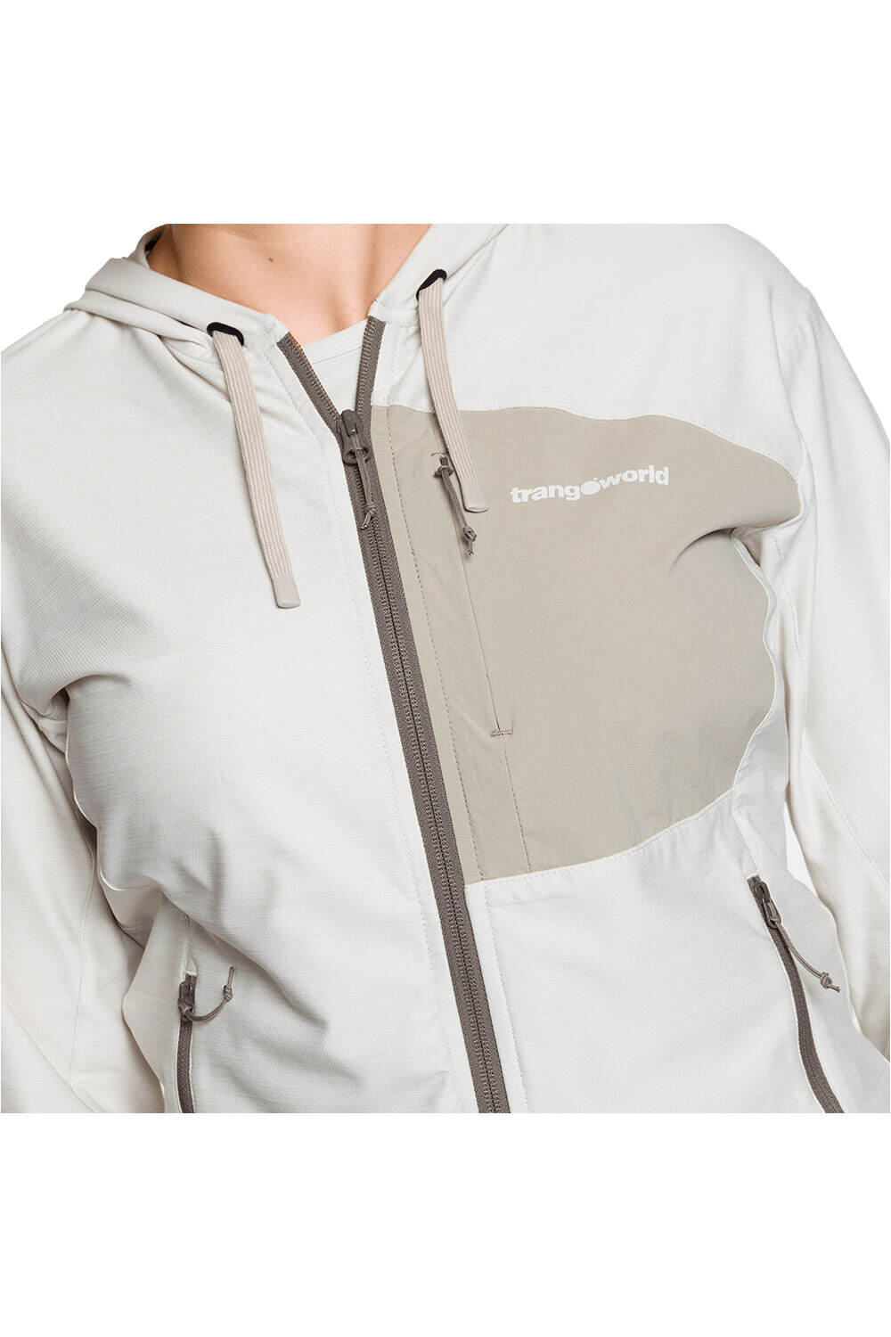 Trango chaqueta impermeable mujer CHAQUETA BOMPAS vista detalle