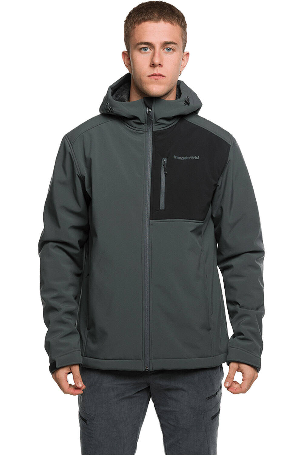 Trango chaqueta softshell hombre CHAQUETA LANARCE vista frontal