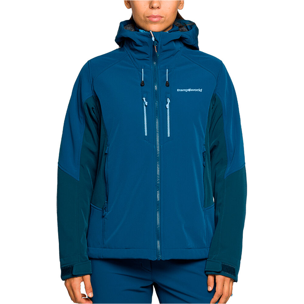 Trango chaqueta softshell mujer CHAQUETA SEGNES vista frontal
